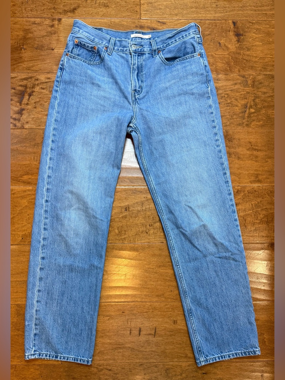 Levi’s Low Pro Straight Jeans Size 29 Soft Vintage Wash Denim